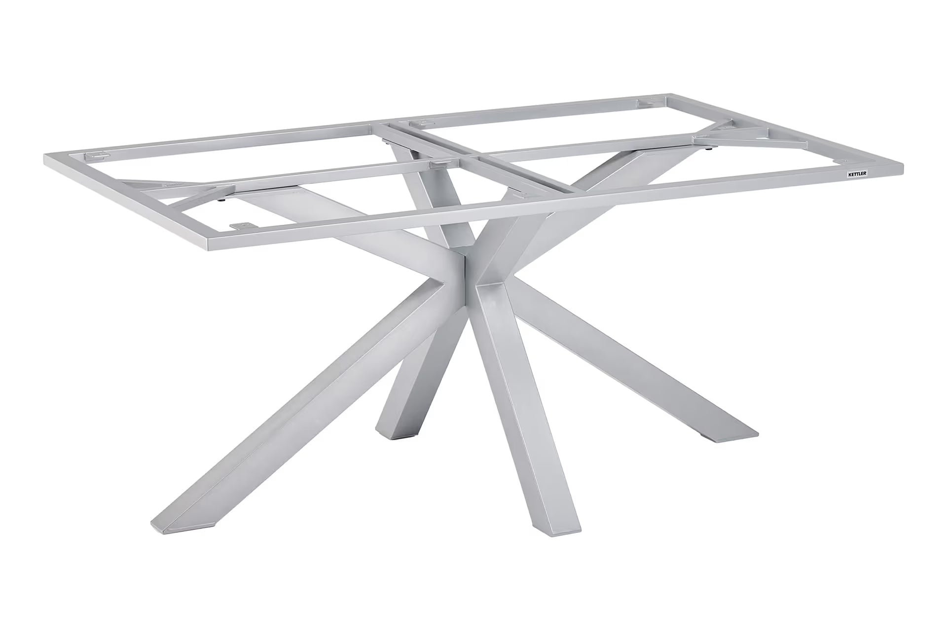 KETTLER CUBIC X-LEG Tischgestell – silber Ansicht 1