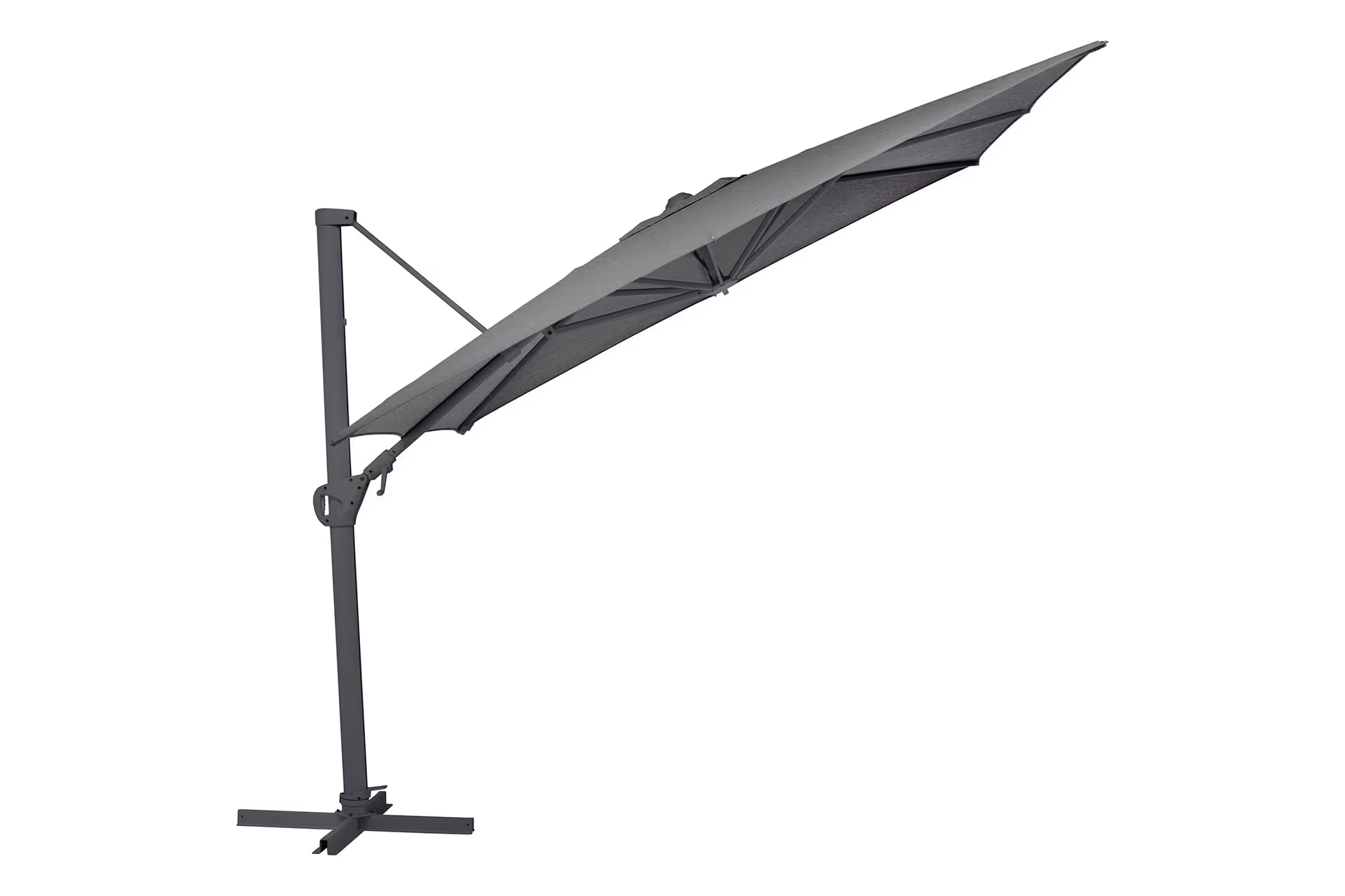KETTLER EASY SWING LX Ampelschirm anthrazit matt/ anthrazit meliert
300 x 300 cm – anthrazit matt/ anthrazit meliert Ansicht 1
