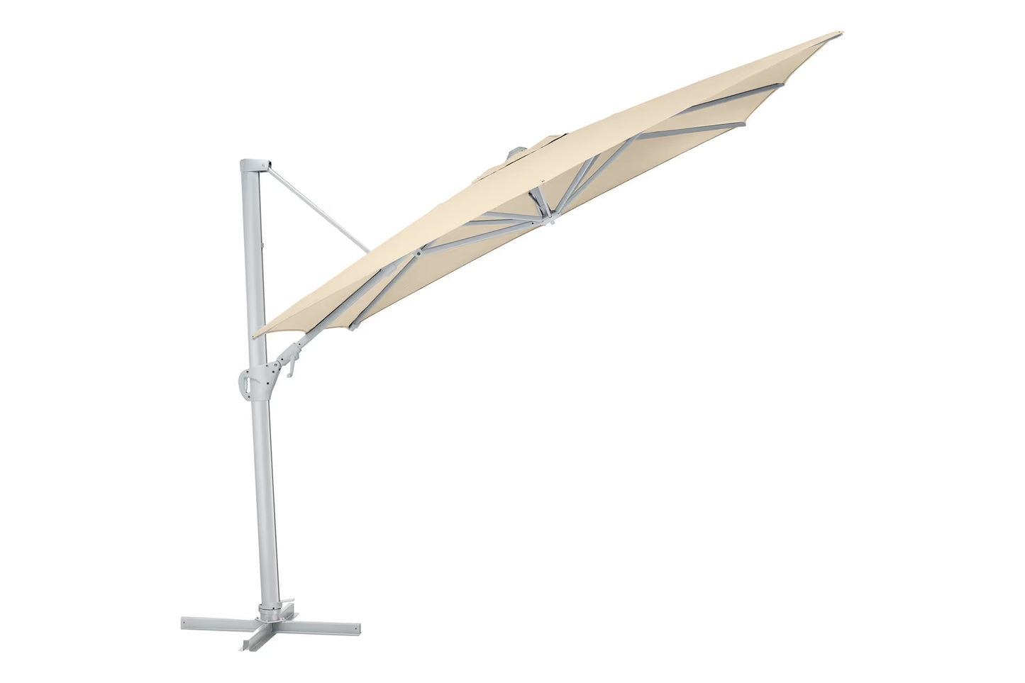 KETTLER EASY SWING LX Ampelschirm silber/ natur
300 x 300 cm – silber/ natur Ansicht 1