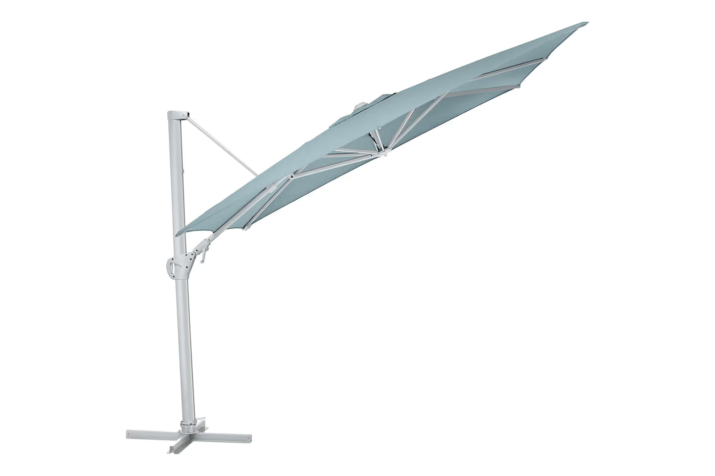 KETTLER EASY SWING LX Ampelschirm silber/ salbei
300 x 300 cm – silber/ salbei Ansicht 1
