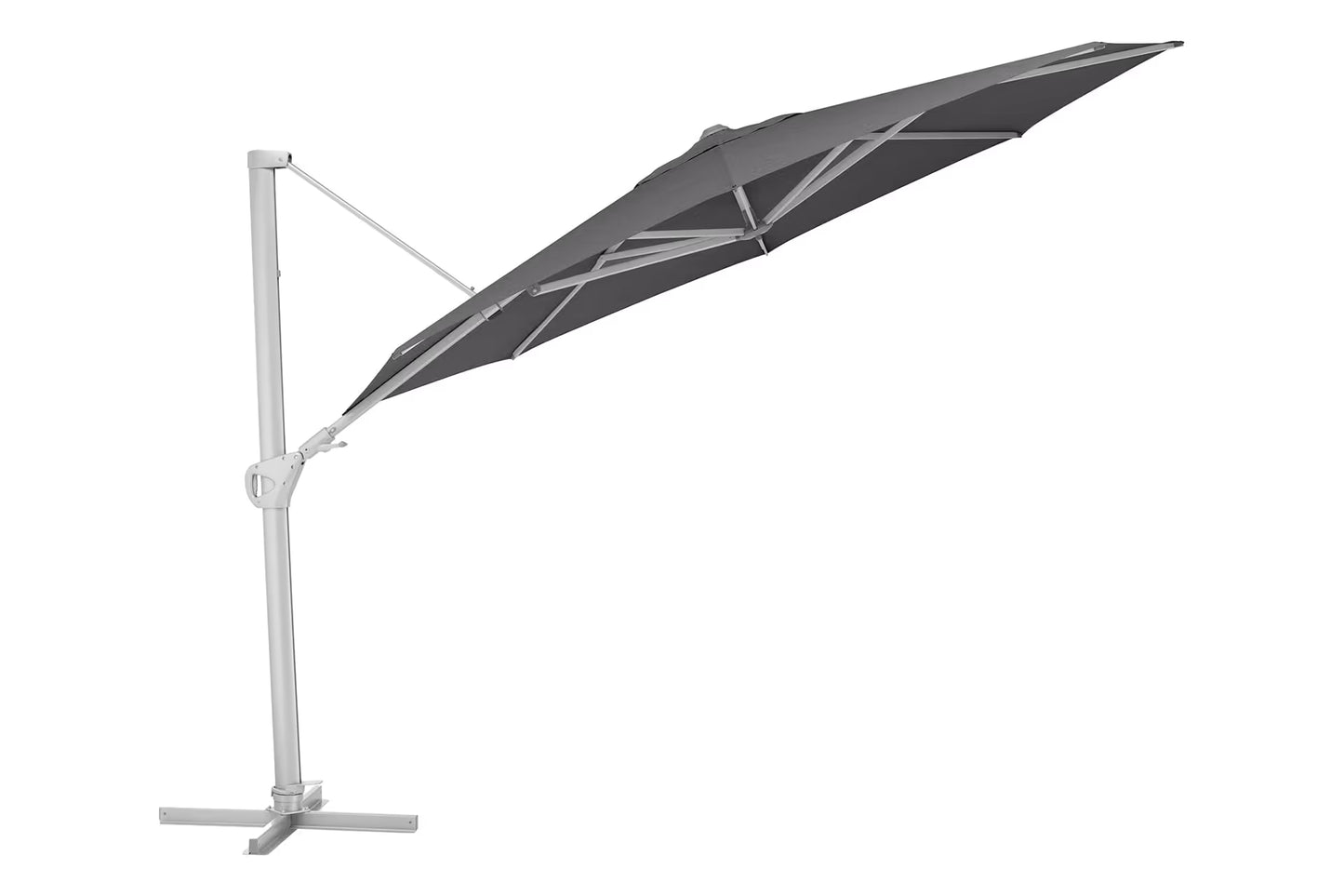 KETTLER EASY SWING LX Ampelschirm silber/ anthrazit meliert
Ø 350 cm – silber/ anthrazit meliert Ansicht 1