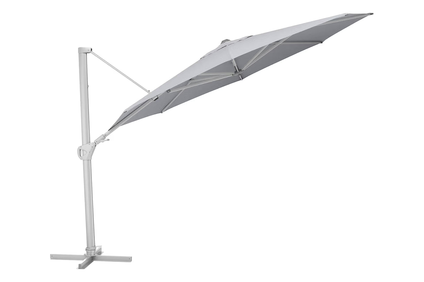 KETTLER EASY SWING LX Ampelschirm silber/ grau meliert
Ø 350 cm – silber/ grau meliert Ansicht 1