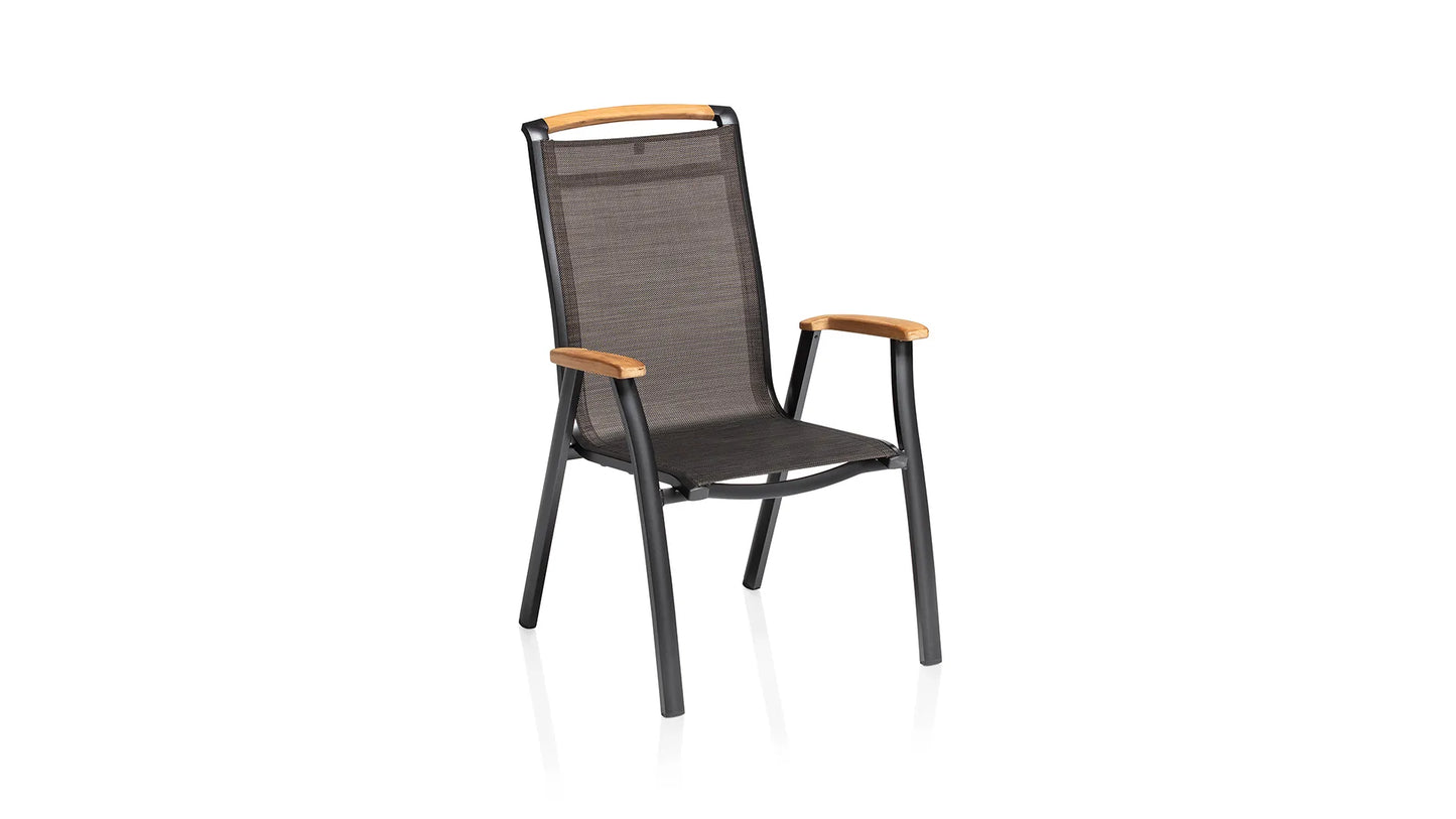 KETTLER MEMPHIS Stapelsessel anthrazit/bronze