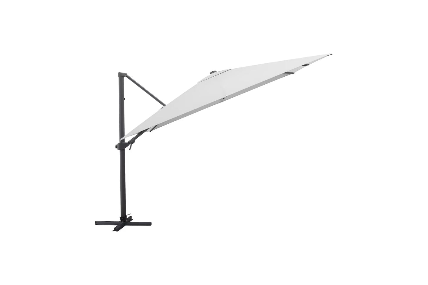 KETTLER EASY TURN Ampelschirm – 300 × 300 cm, 360° Drehfunktion, Kurbel, UV-Schutz UPF 50+