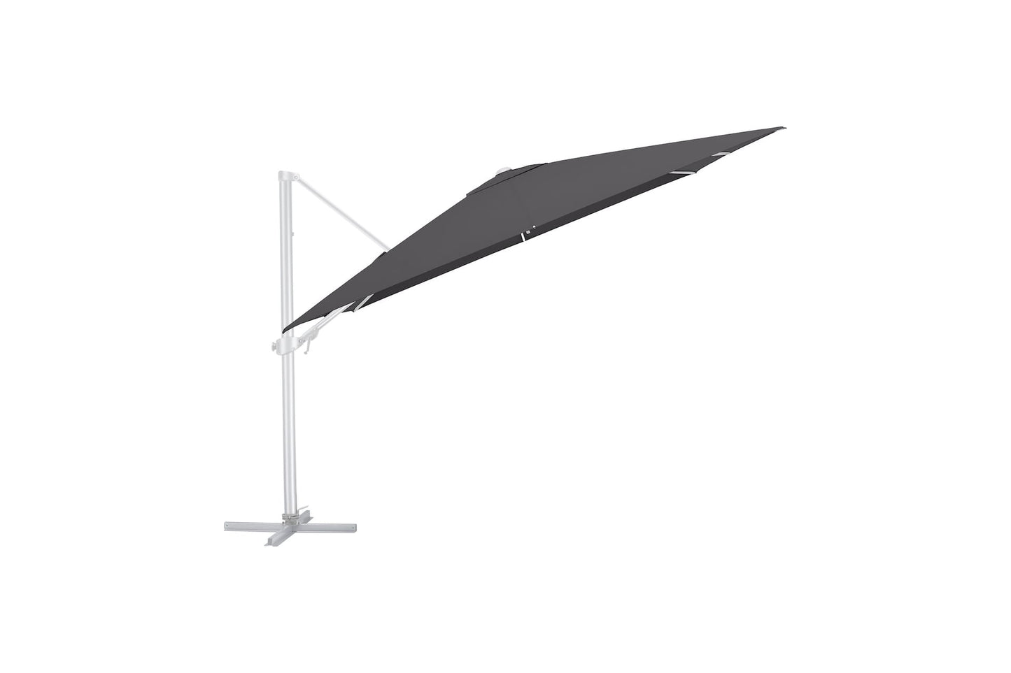 KETTLER EASY TURN Ampelschirm – 300 × 300 cm, 360° Drehfunktion, Kurbel, UV-Schutz UPF 50+