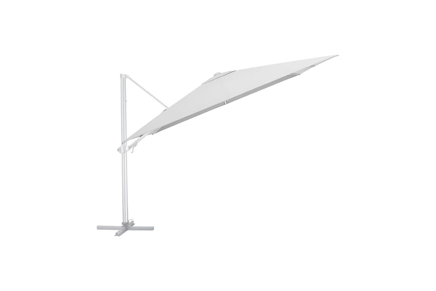 KETTLER EASY TURN Ampelschirm – 300 × 300 cm, 360° Drehfunktion, Kurbel, UV-Schutz UPF 50+