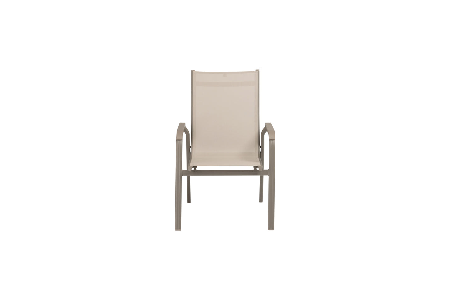 KETTLER Basic Plus Stapelsessel Taupe/Stucco Beige , Aluminium/Outdoorgewebe