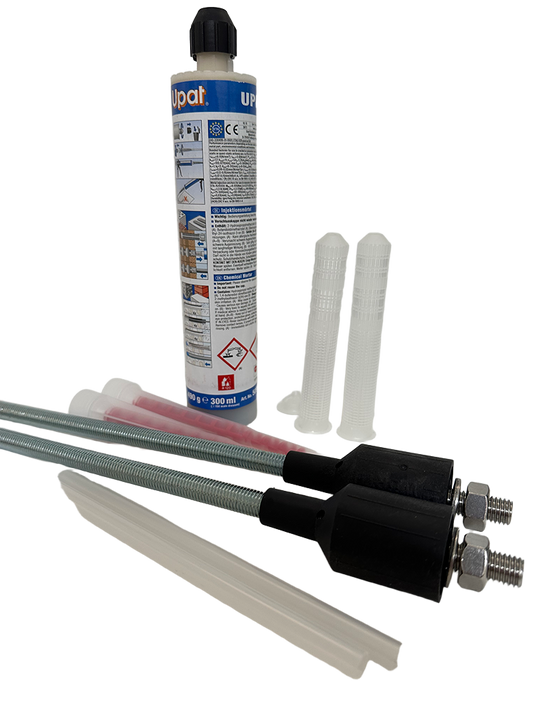 Markisen Befestigungsmaterial Wand mit Isolierung Montagekleber Halterung