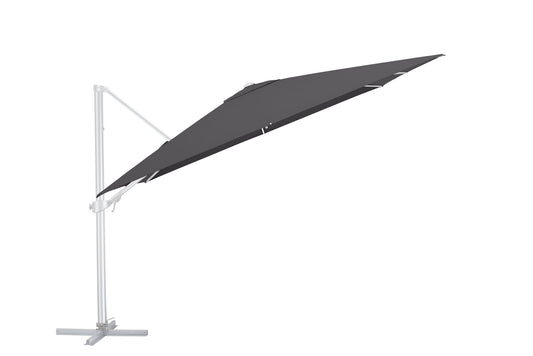 KETTLER Ampelschirm EASY TURN 300cm x 300cm UPF 50+ inkl. Abdeckhaube+Schirmständer