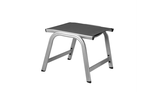 KETTLER Basic Plus Hocker, Silber/Anthrazit