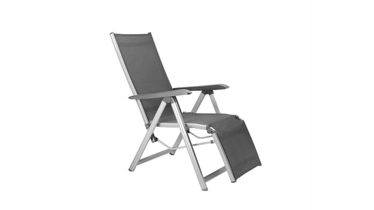 KETTLER Basic Plus Relaxsessel, Silber/Anthrazit
