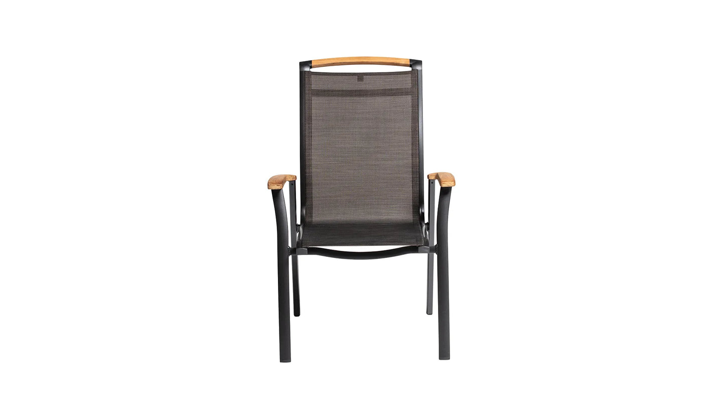 KETTLER MEMPHIS Stapelsessel anthrazit/bronze