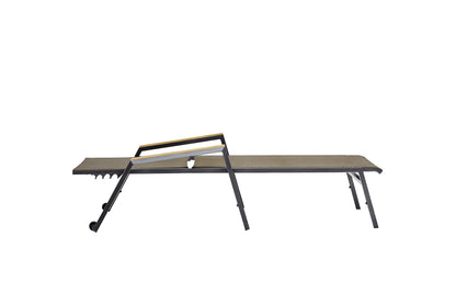KETTLER OCEAN SKID/ MEMPHIS Stapelliege anthrazit/bronze