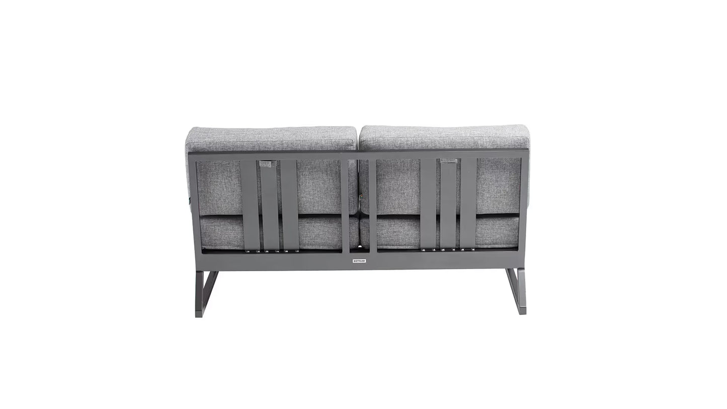 KETTLER OCEAN SKID PLATFORM 2-Sitzer Sofa – modulares Lounge Element