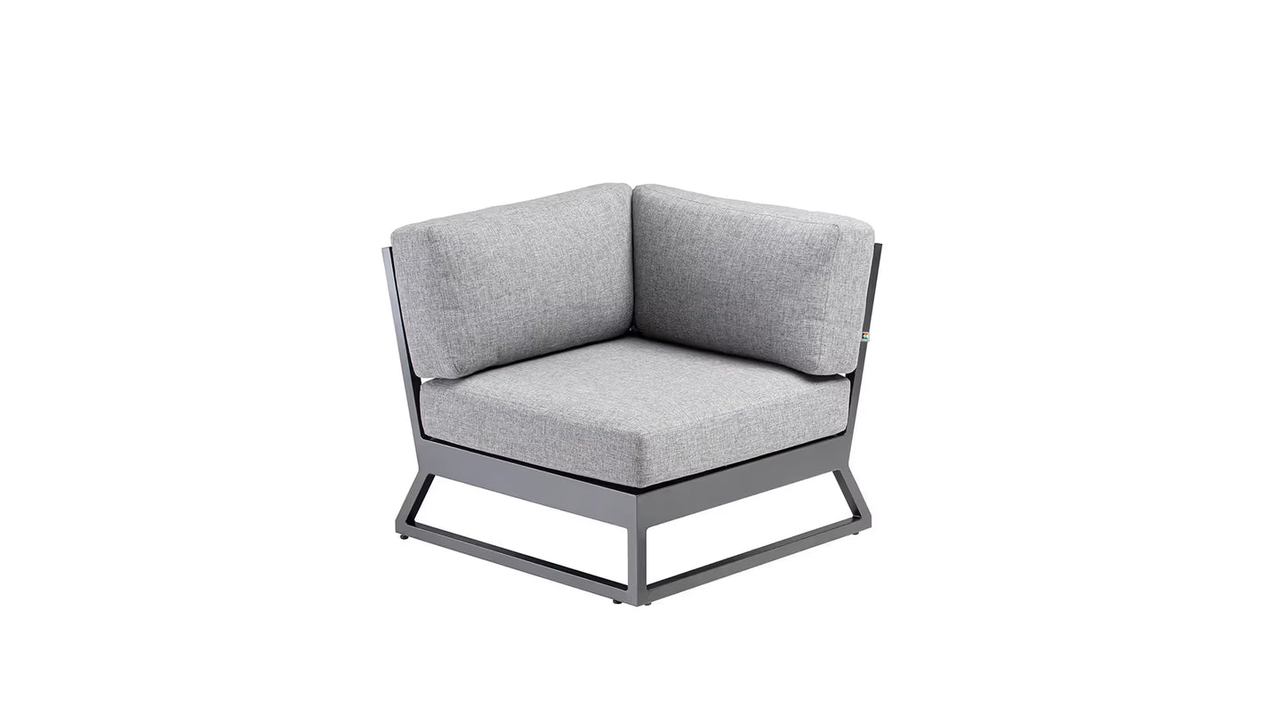 KETTLER OCEAN SKID PLATFORM Eckelement – modulares Lounge Corner, wetterfest