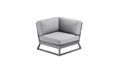 KETTLER OCEAN SKID PLATFORM Eckelement – modulares Lounge Corner, wetterfest
