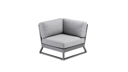 KETTLER OCEAN SKID PLATFORM Eckelement – modulares Lounge Corner, wetterfest