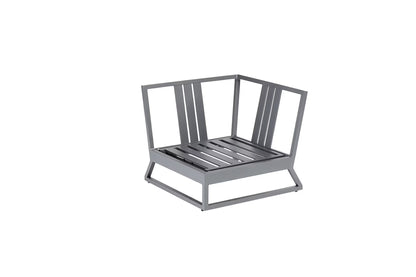 KETTLER OCEAN SKID PLATFORM Eckelement – modulares Lounge Corner, wetterfest
