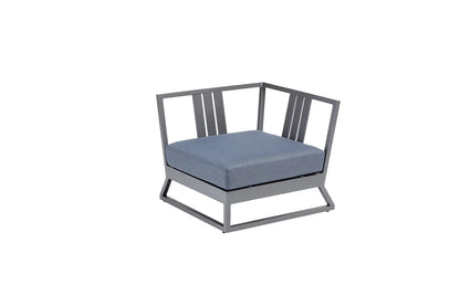 KETTLER OCEAN SKID PLATFORM Eckelement – modulares Lounge Corner, wetterfest