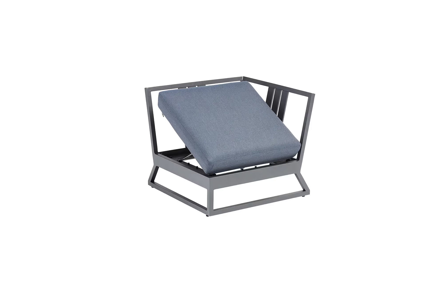 KETTLER OCEAN SKID PLATFORM Eckelement – modulares Lounge Corner, wetterfest