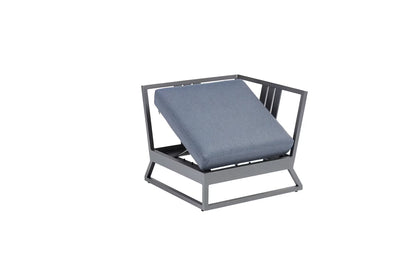 KETTLER OCEAN SKID PLATFORM Eckelement – modulares Lounge Corner, wetterfest