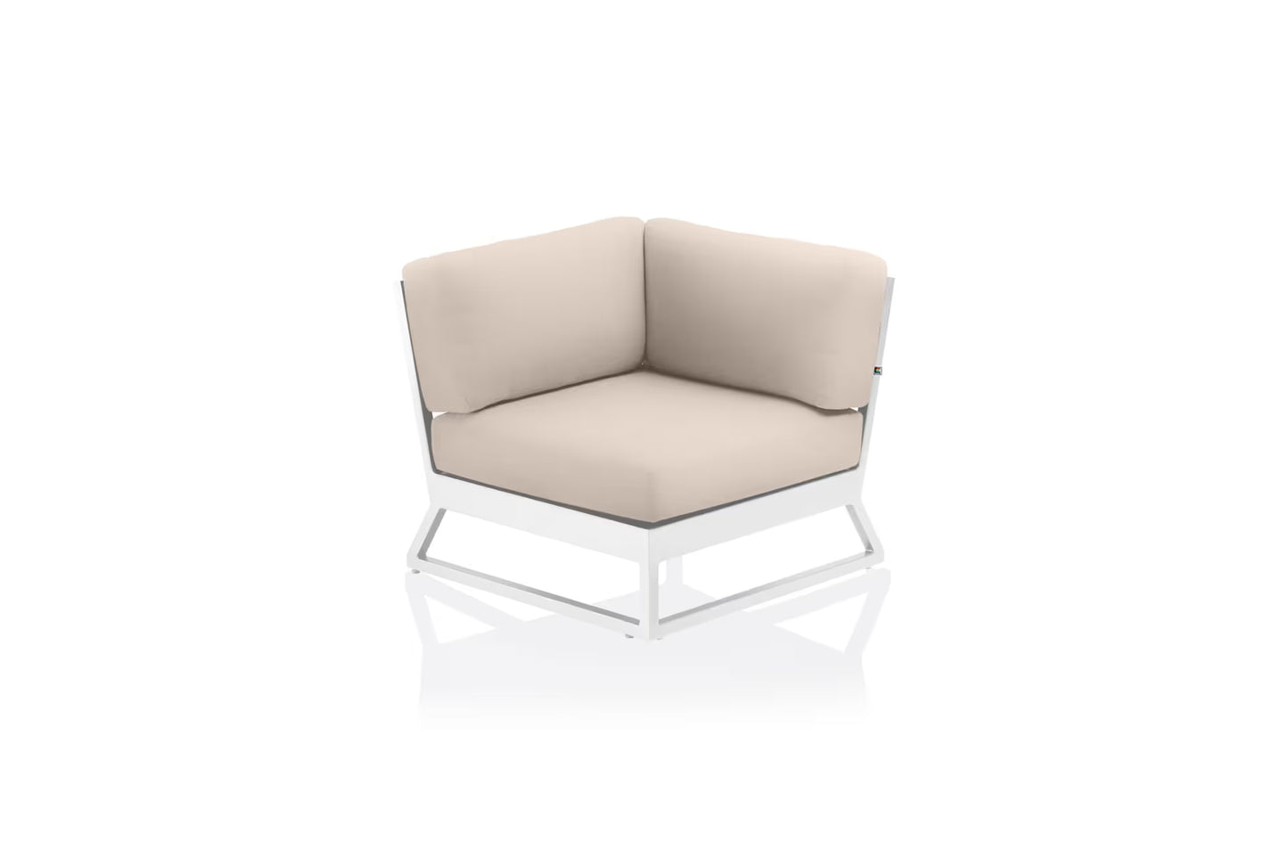 KETTLER OCEAN SKID PLATFORM Eckelement – modulares Lounge Corner, wetterfest