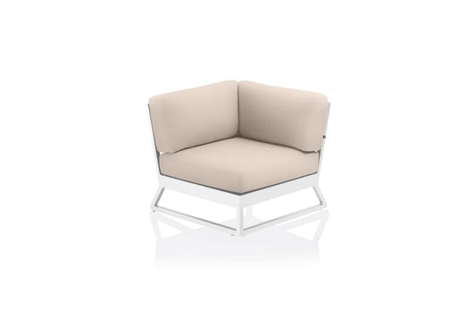 KETTLER OCEAN SKID PLATFORM Eckelement – modulares Lounge Corner, wetterfest