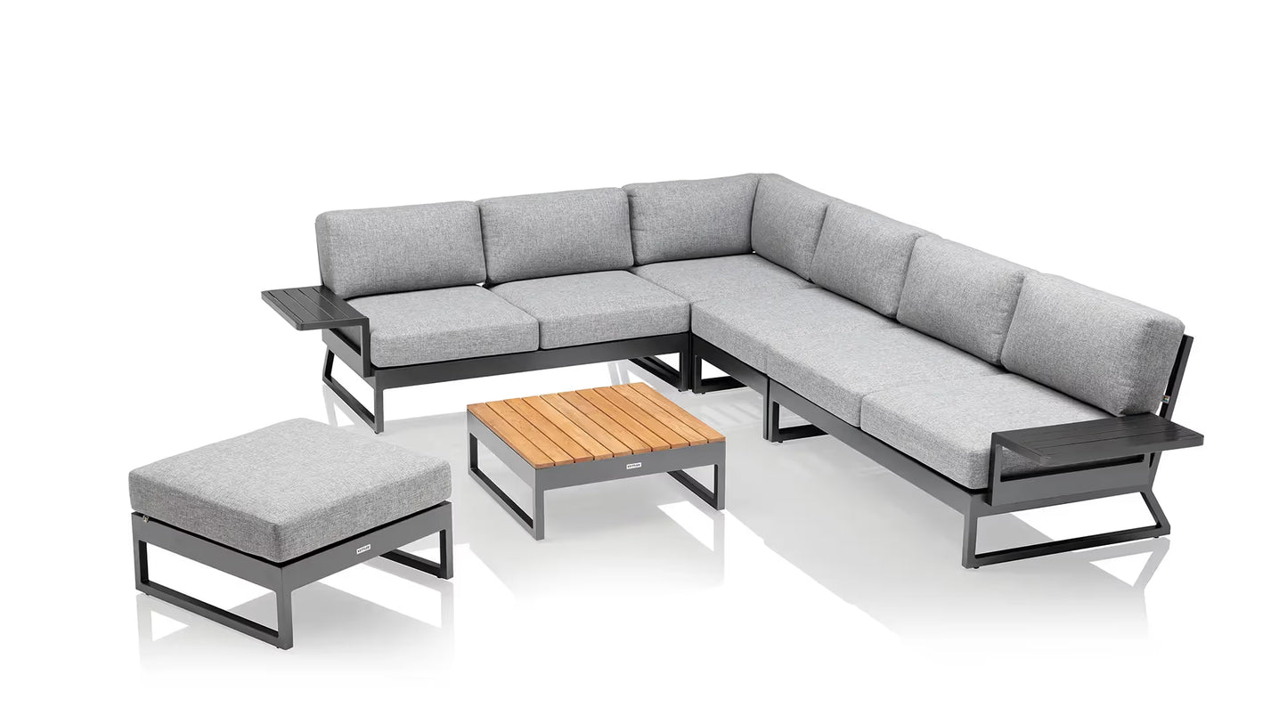 KETTLER OCEAN SKID PLATFORM Hocker – modulares Lounge Element, wetterfest