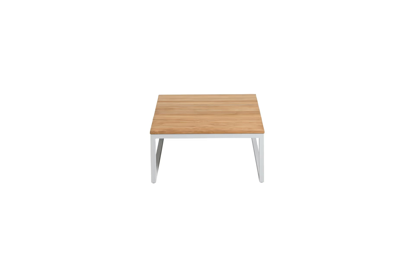 KETTLER OCEAN SKID PLATFORM Loungetisch – Aluminium mit Teakplatte