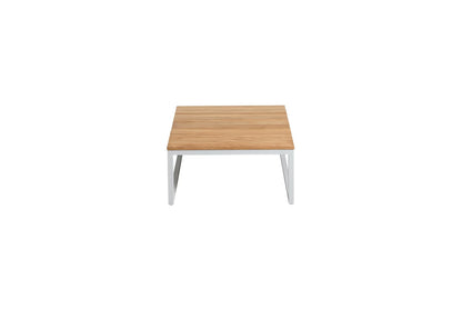 KETTLER OCEAN SKID PLATFORM Loungetisch – Aluminium mit Teakplatte