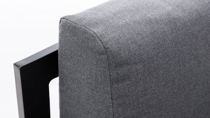 KETTLER OCEAN Casual Dining Dininglounge Aluminium/Polyester Anthrazit/Grau mit Hocker