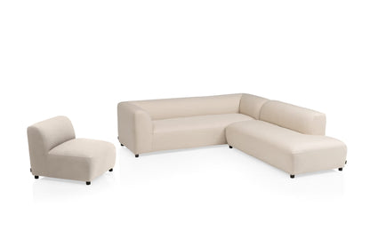 KETTLER OSEA Mittelteil – modulares Lounge Element, rundes Design