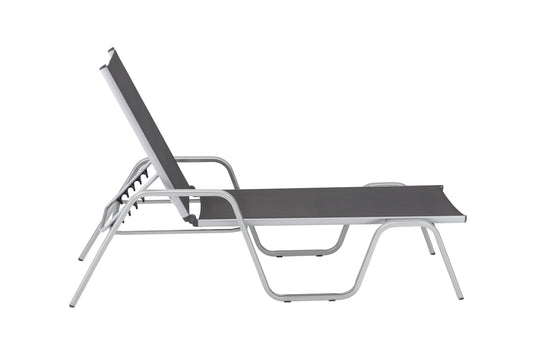KETTLER BASIC PLUS Stapelliege Silber/Anthrazit