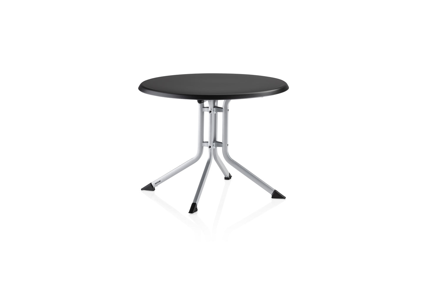 KETTLER KETTALUX Boulevard-Klapptisch 85cm rund, Aluminium - silber/anthrazit und anthrazit/anthrazit
