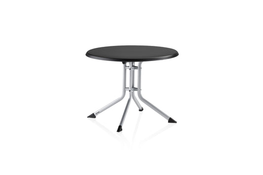 KETTLER KETTALUX Boulevard-Klapptisch 85cm rund, Aluminium - silber/anthrazit und anthrazit/anthrazit