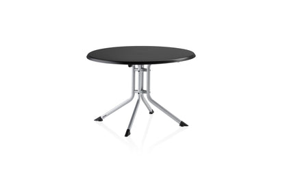 KETTLER KETTALUX Boulevard-Klapptisch 115cm rund, Aluminium - silber/anthrazit und anthrazit/anthrazit