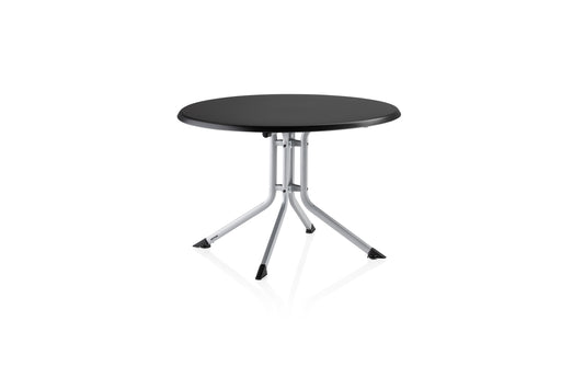KETTLER KETTALUX Boulevard-Klapptisch 115cm rund, Aluminium - silber/anthrazit und anthrazit/anthrazit