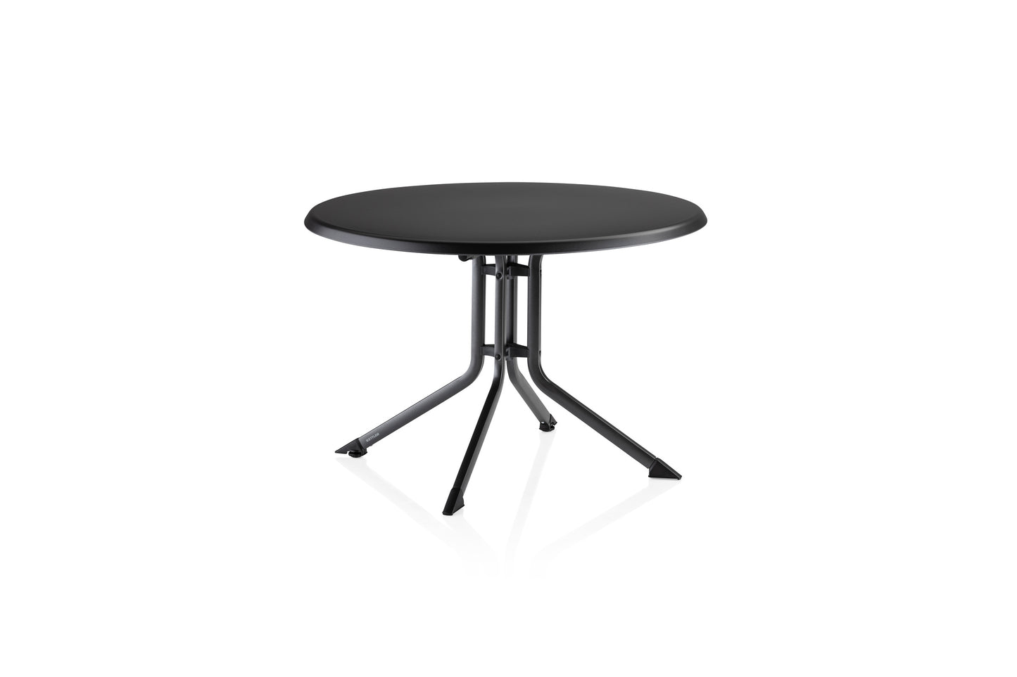 KETTLER KETTALUX Boulevard-Klapptisch 115cm rund, Aluminium - silber/anthrazit und anthrazit/anthrazit