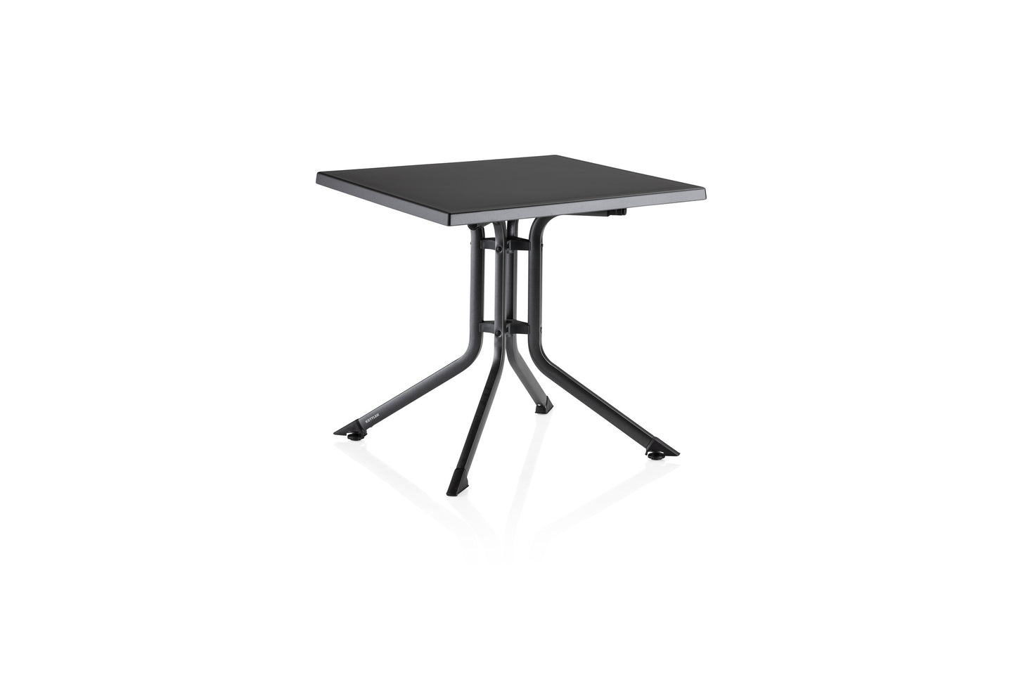 KETTLER KETTALUX Boulevard-Klapptisch 80x80cm Aluminium - silber/anthrazit und anthrazit/anthrazit