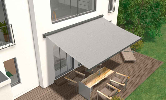 VC50 Sunlite - Elektrische Vollkassettenmarkise mit LED-Beleuchtung - Inklusive Versand