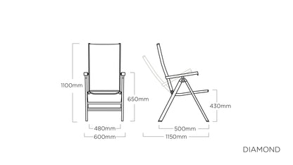 KETTLER DIAMOND Multipositionssessel