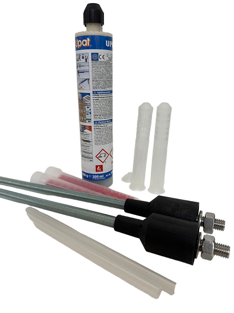 Befestigungsmaterial -Set - Mit Isolierung bis 140mm M12/12